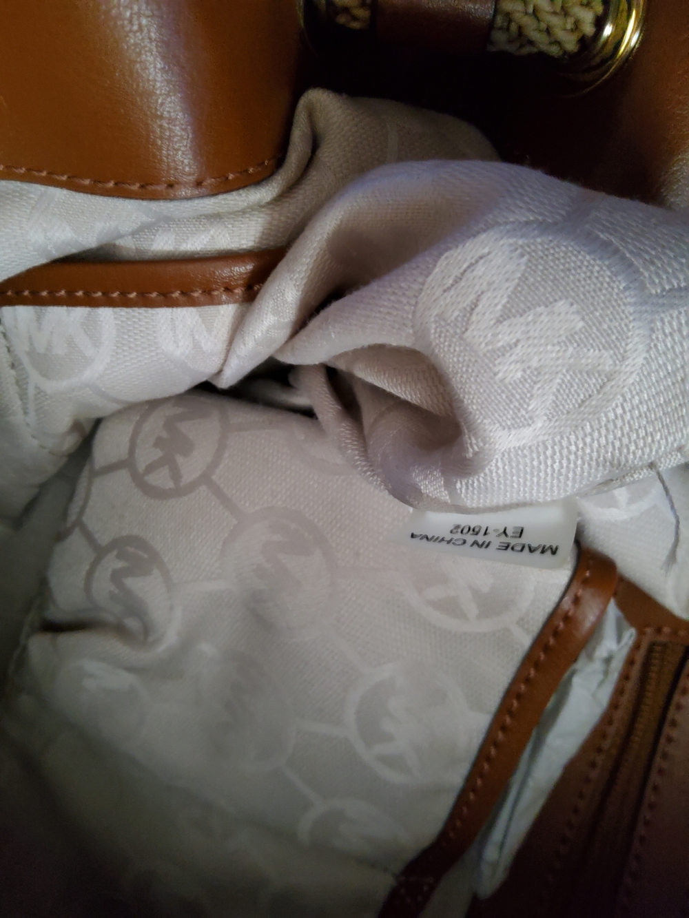 Michael Kors Pink Tie-Dye Drawstring Shoulder Bag - Picture 8 of 8